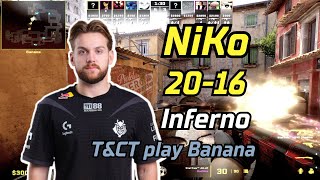 CS2 POV | NiKo (20-16) vs Spinx (Inferno) | FACEIT Ranked | March 2, 2024 #cs2 #demo #g2 #pov