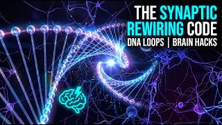 Glowing DNA Strand Double Helix Abstract Background VJ Loops in 4k | Motion Background Video screenshot 5