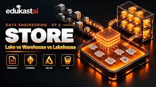 Data Lake vs Data Warehouse vs Lakehouse: Parquet, Iceberg, Delta | Data Engineering Ep 5
