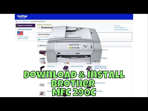How To Install & Setup Brother MFC 290C Printer Driver in Windows 1011