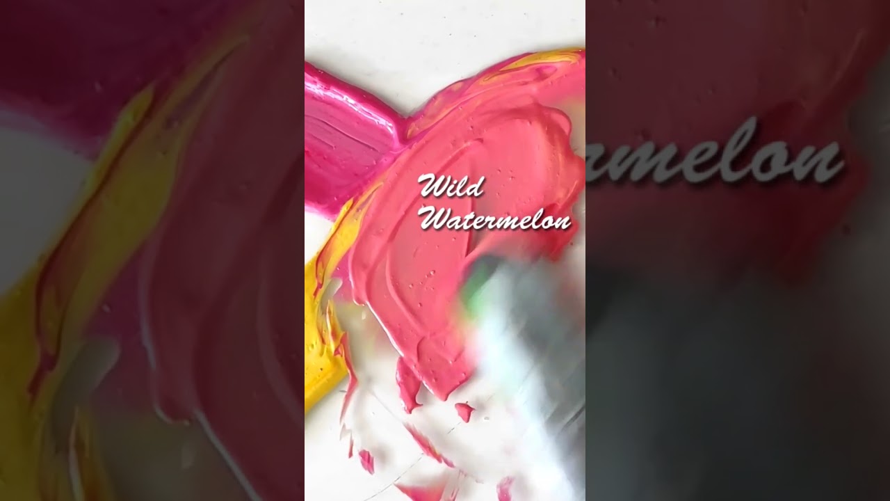 Creating 3 colors with Latex and Acrylic Fusion 