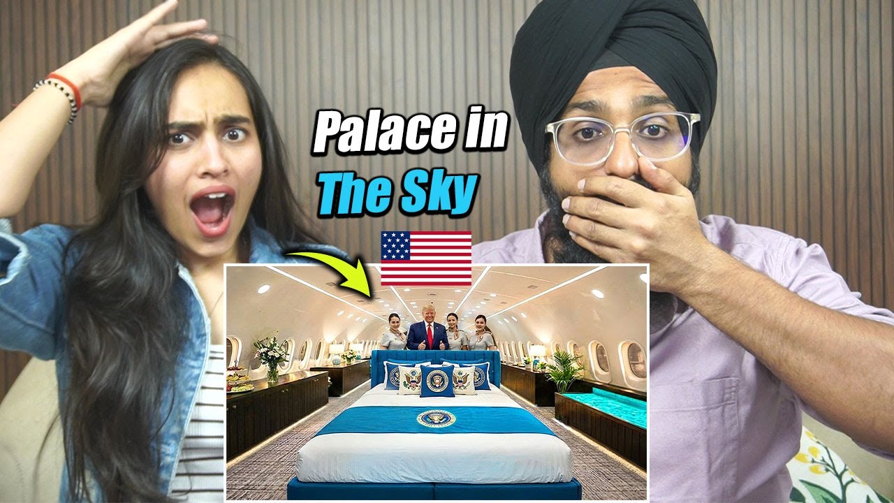 LUXURY! Indians SHOCKED by Trump’s NEW Air Force One!