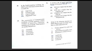 Social Studies 2024 May June Paper 1 Answers Csec Globe Learners Csec Learning Mp3 & Mp4 ...