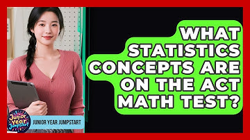 What Statistics Concepts Are On The ACT Math Test? - Junior Year Jumpstart