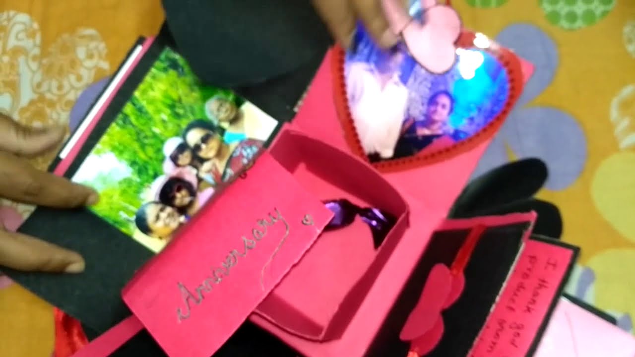 Hand made gift for Parents Anniversary YouTube