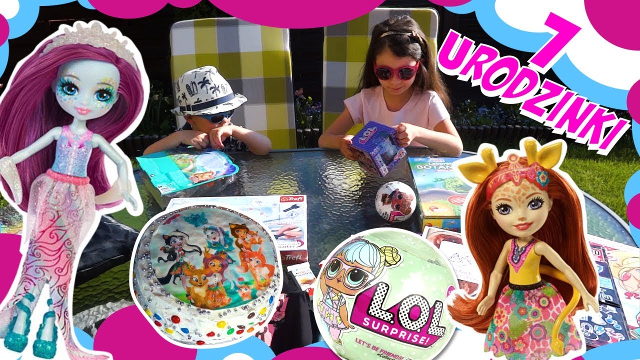 URODZINKI SARY #35 LOL SURPRISE i ENCHANTIMALS unboxing