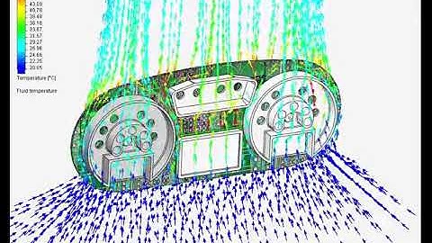 FloEFD LED儀表板熱流模擬 合研科技代理FloEFD