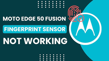 Moto Edge 50 Fusion Fingerprint Sensor Not Working? - How to Fix Motorola Finger Lock!