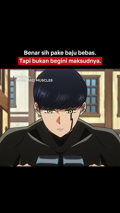 Jalan-Jalan Pake Baju Estetik ❌ Pake Baju Zirah ✅ | Mashle: Magic and Muscles | #Shorts
