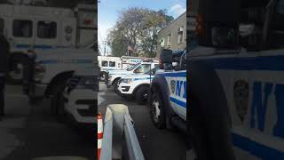 NYPD ESS 5 returning to 122 Precinct