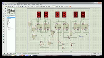 12/24 hour Digital clock using 7490 decade counter and BCD 7segment (file)