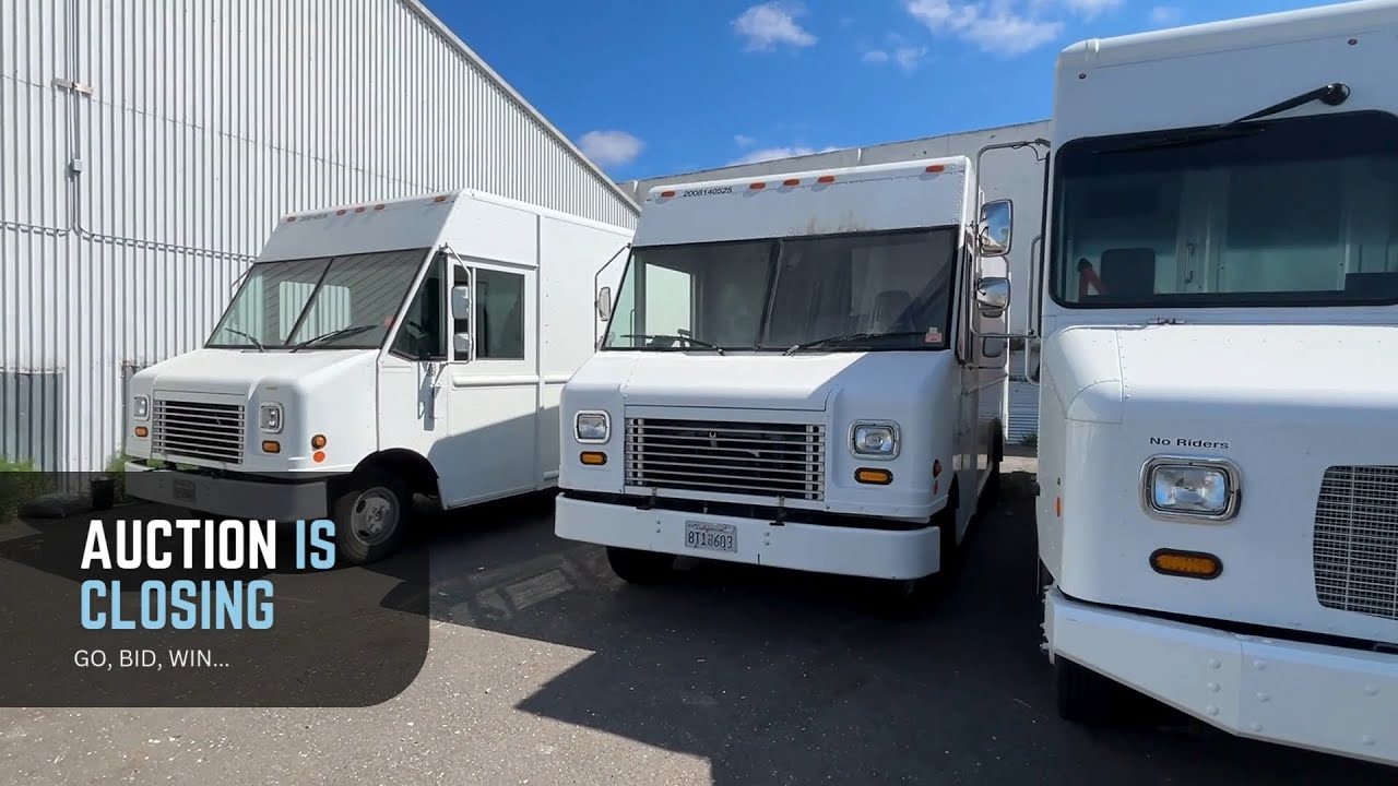 Fleet Liquidation: 2008–2011 Ford E-450 Step Van Trucks – Sacramento, Fresno & San Leandro, CA