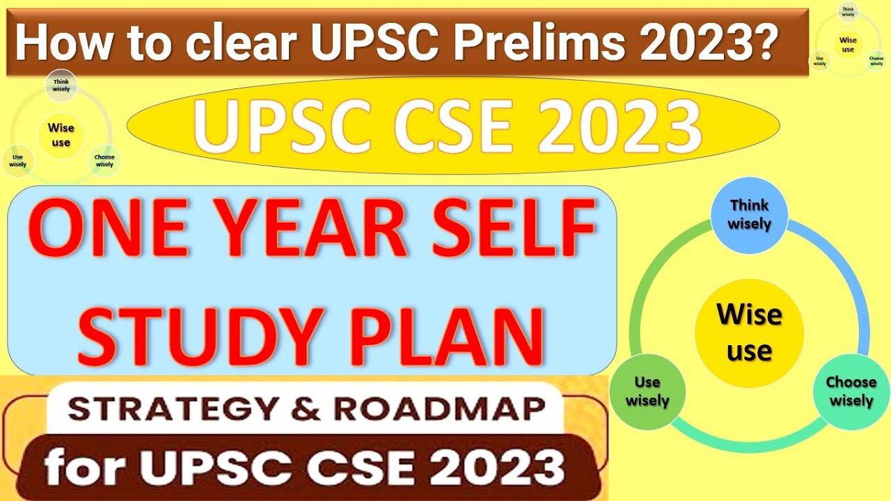 UPSC/PSC/IAS 2023 | UPSC CSE 2023 GS Prelims Cum Mains Self Study Plan ...