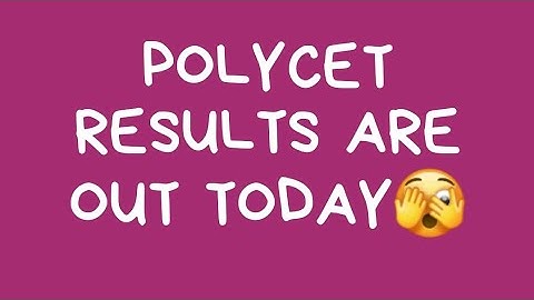 😀POLYCET RESULTS OUT TODAY✌| HOW TO CHECK AP POLYTECHNIC RESULTS|AP POLYTECHNIC RESULTS ARE OUT 2022