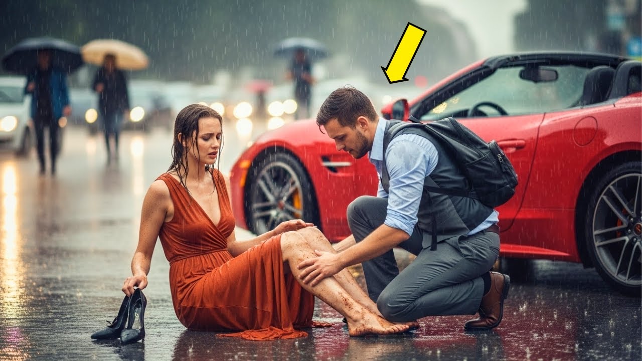 Un tată singur a ratat interviul important pentru a ajuta o străină  Ea era un director executiv car