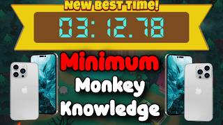 BTD6 Race Mobile Friendly Tutorial 📱 Minimum Monkey Knowledge 📱 Cabin Fever screenshot 1