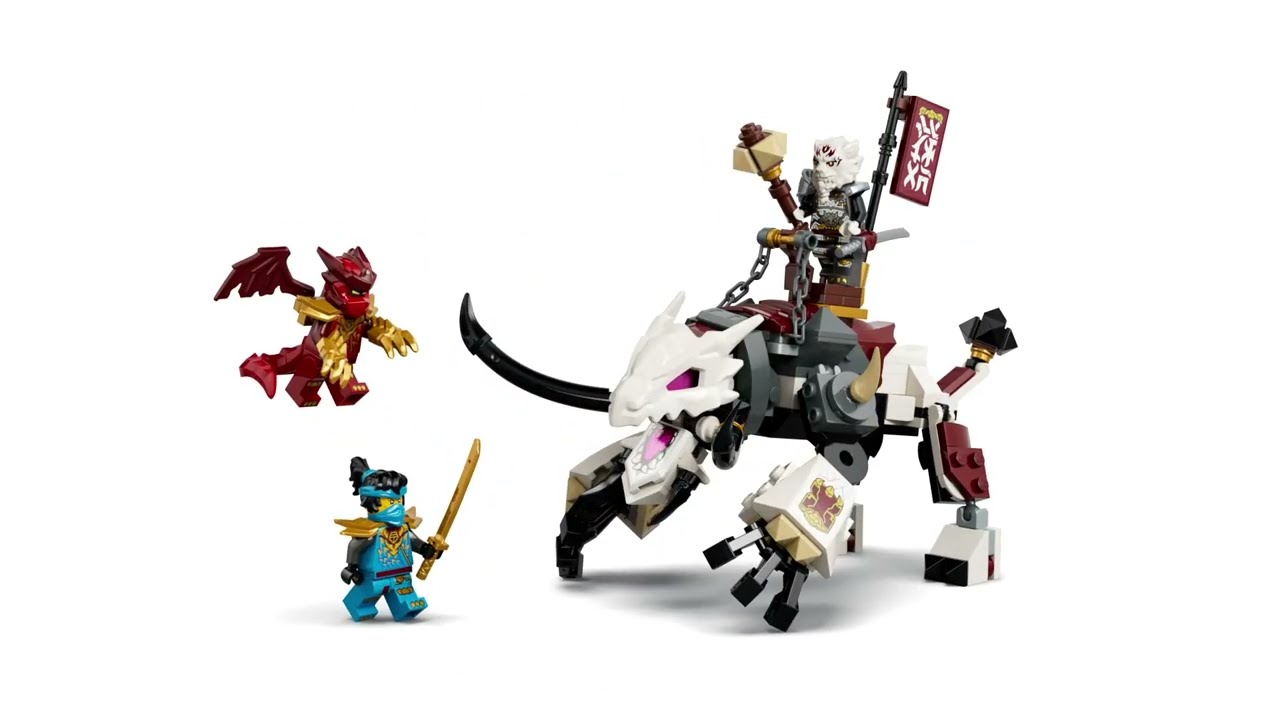 LEGO Ninjago Zilvar And Grimtak Construction Set 71863 - YouTube