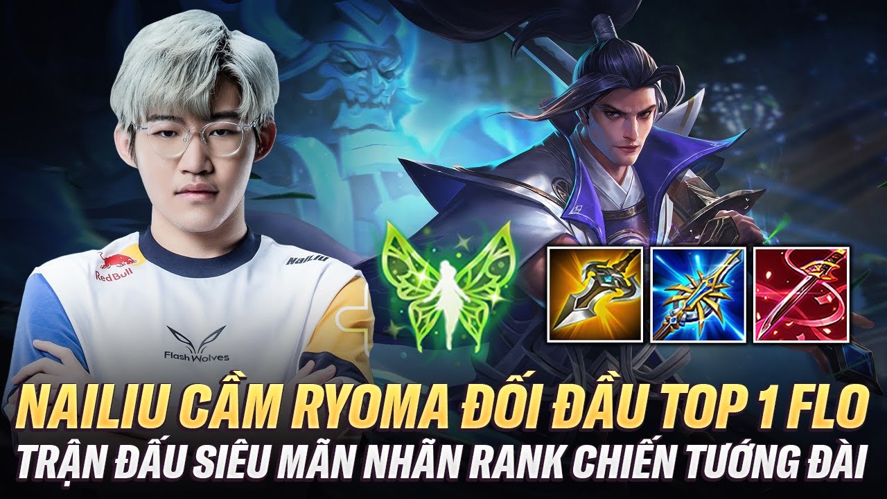 Top 1 Florentino Đài Loan Bị Nailiu Cầm Ryoma Đè Không  Lối Thoát Trên Rank Chiến Tướng Đài