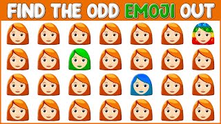 HOW GOOD ARE YOUR EYES ? Find The Odd Emoji Out | Emoji Puzzle Quiz