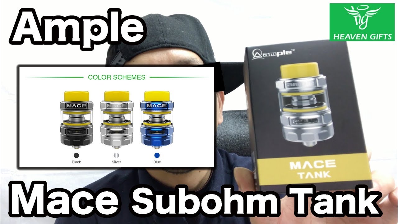 [VAPE][アトマイザー/クリアロマイザー][Ample]Mace Subohm Tank[24.5mm][ベイプ][レビュー]