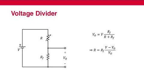 3.2 Signal Conditioning for Resistive Sensors - Voltage Dividers