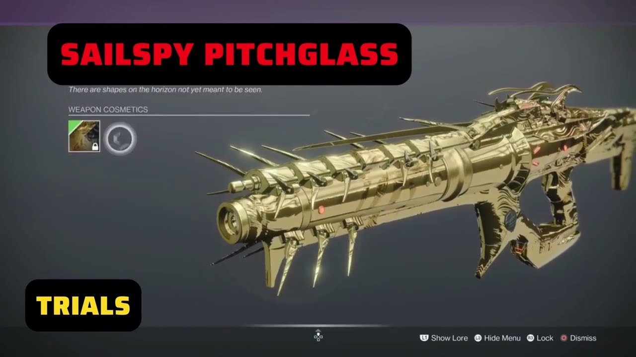 Destiny 2: Sailspy Pitchglass: Memento shaders: Trials/Grandmaster/Gambit  