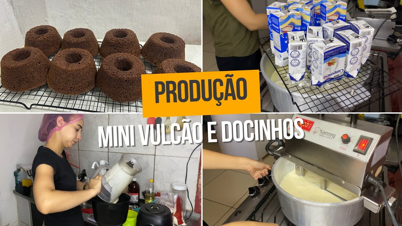 PRIMEIRA DO ANO | Produção de Mini vulcão e docinhos que fazem sucesso por aqui ✅