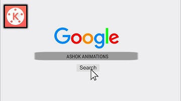Google search logo animation in Kinemaster app /  Kinemaster Tutorials