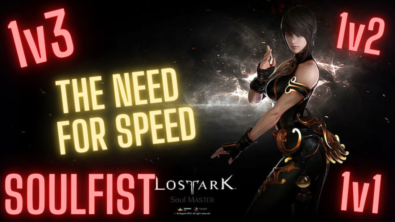 GOTTA GO FAST!! 1v3 Soul Fist PvP Lost Ark