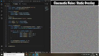 Cinematic Noise / Static Overlay | Hacker Screen Background || Cyberpunk Noise Animation