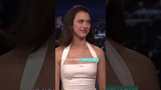 Clip-1Margaret Qualley Dares Jimmy Fallon-Interview Her Lying Downbill Murray & Happy Gilmore 2
