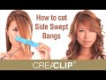 How to Cut Side Swept Bangs - Trim  your Fringe