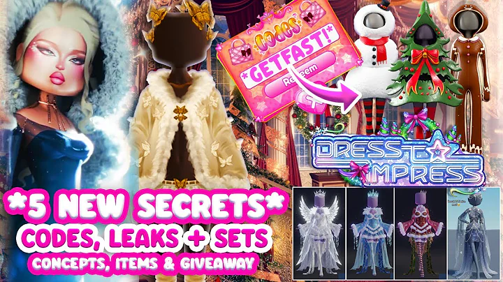 5 NEW DTI Winter Secrets, Codes, Leaks + Sets & Release Date DRESS TO IMPRESS! ❄️☃️