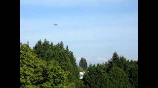 Westjet Boeing 737-6CT Landing in YVR view from President Plaza Parking Garage