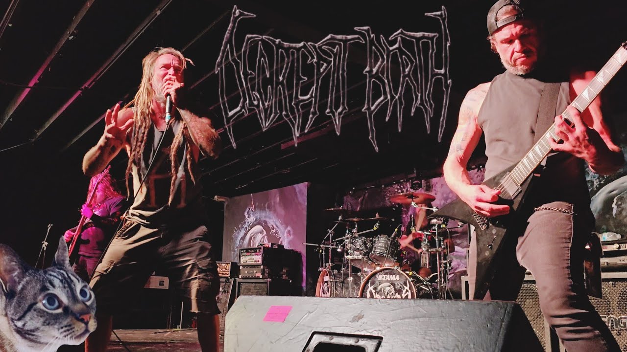 Decrepit Birth 4K 2025 live concert full set at Brick by Brick San Diego California
