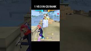 🎯1 VS 3 IN CS RANK 🎮🔥#gaming #gameplay #trending #viral