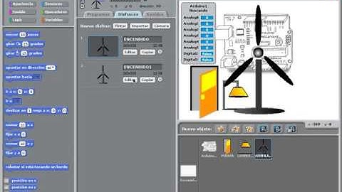 S4A - Arduino: Proyecto domotica parte 1 (animación)