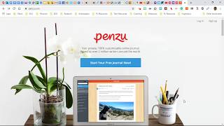 Penzu Digital Diary Journal Overview screenshot 1