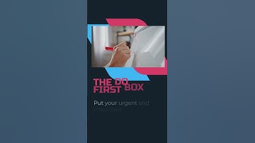 Task Hacks Part 1: Elevate Your Productivity Game with the Eisenhower Box ⏰🚀 #ProductivityHacks