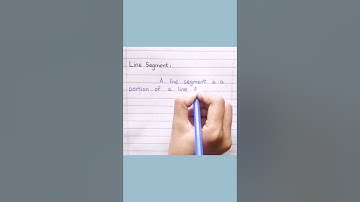 Define Line Segment #shorts