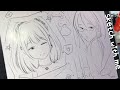 SKETCH WITH ME (rain sounds)