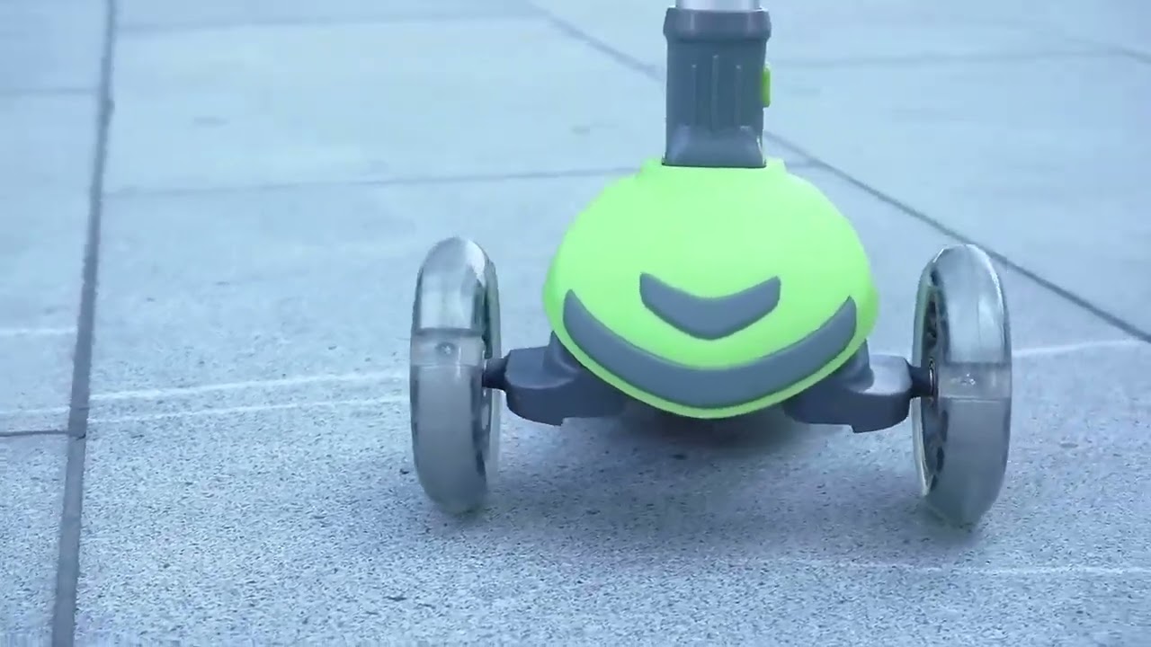 קורקינט ילדים מתקפל 3 גלגלים מאירים וכידון 4 מצבי גובה Kick'n'Roll
