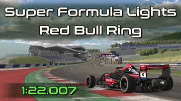 iRacing SFL Super Formula Lights Red Bull Ring Q Hotlap 1:22.007 - 2025 Season 1