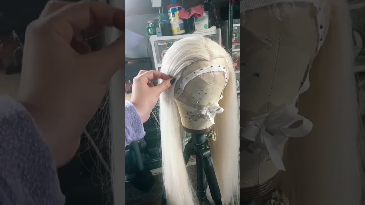 Stying my Rhaenyra wig  #rhaenyratargaryen #houseofthedragon