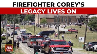Firefighter Killed At Trump Rally Honored With Bagpipes And Gun Salute At Funeral
