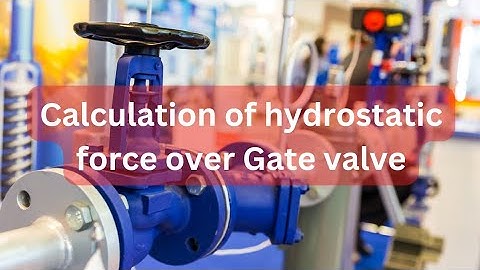 Hydrostatic force on gate valve | Unsolved numerical RK Bansal