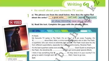 Excel grade 7 ағылшын тілі An email about your favourite TV series