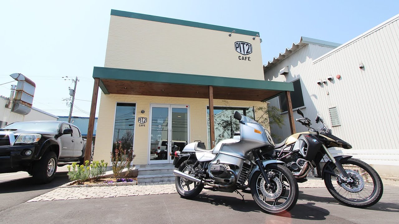 石川県金沢市にオープンしたバイカーズ・カフェ『PIT21 CAFE』 - YouTube