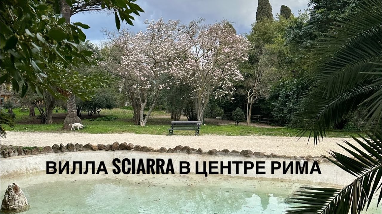 Прогулка по Риму: нетуристический центр. Вилла Sciarra Трастевере/Монтеверде, история виллы