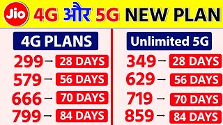 Jio 4G or 5G Ke New Plans Jio Unlimited 5G Data New Plan Jio Free 5G Data Offer Jio Plan Price Hike screenshot 1
